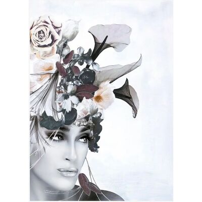Malerifabrikken Silver Couture 3 - Hvid - Plakat 30X40 Malerifabrikken Silver Couture 3 - Hvid - Plakat 30X40