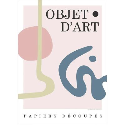 Malerifabrikken Objet 3 Rosa - Plakat - 30X40 Malerifabrikken Objet 3 Rosa - Plakat - 30X40