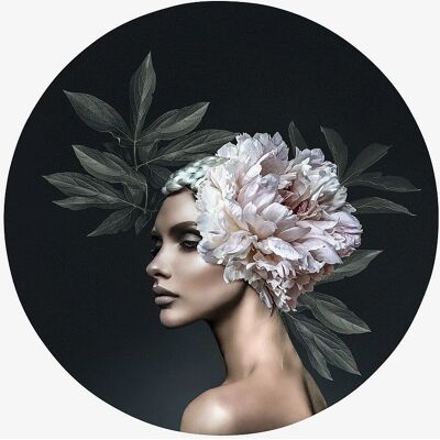 Malerifabrikken Floral Diva 1 Sort - Vægkunst Malerifabrikken Floral Diva 1 Sort - Vægkunst