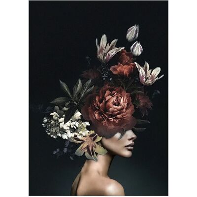 Malerifabrikken Floral Diva 2 Plakat - 50x70cm - Sort Malerifabrikken Floral Diva 2 Plakat - 50x70cm - Sort