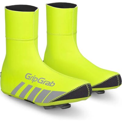 GripGrab RaceThermo Hi-Vis Wodoodporne ochraniacze na buty - Żółty neon - XXXL GripGrab RaceThermo Hi-Vis Wodoodporne ochraniacze na buty - Żółty neon - XXXL