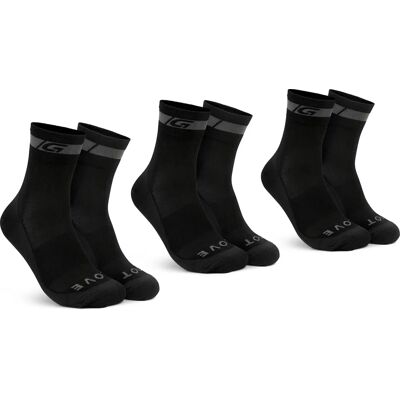 Calze GripGrab Merino Regular Cut - Nero / Medio / 41-44 Calze GripGrab Merino Regular Cut - Nero / Medio / 41-44