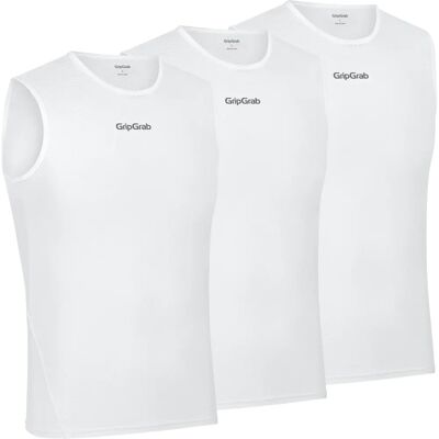 GripGrab Ultralight Mesh Sleeveless Baselayer - Hvit - S - Base Layer GripGrab Ultralight Mesh Sleeveless Baselayer - Hvit - S - Base Layer