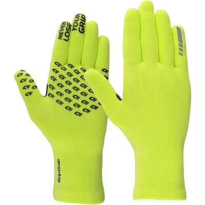 GripGrab Waterdichte Thermo Handschoenen - Geel Hi-Vis XL/XXL GripGrab Waterdichte Thermo Handschoenen - Geel Hi-Vis XL/XXL