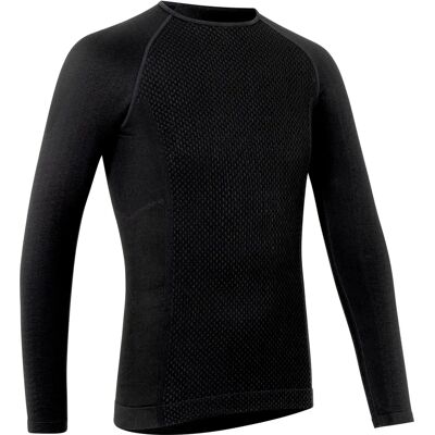 GripGrab Expert Seamless Long Sleeve Thermal Base Layer - Black - Cycling, Running, Skiing GripGrab Expert Seamless Long Sleeve Thermal Base Layer - Black - Cycling, Running, Skiing