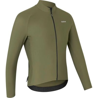 GripGrab ThermaPace Thermo - Fahrradjersey langärmig - Olivgrün - XXL GripGrab ThermaPace Thermo - Fahrradjersey langärmig - Olivgrün - XXL