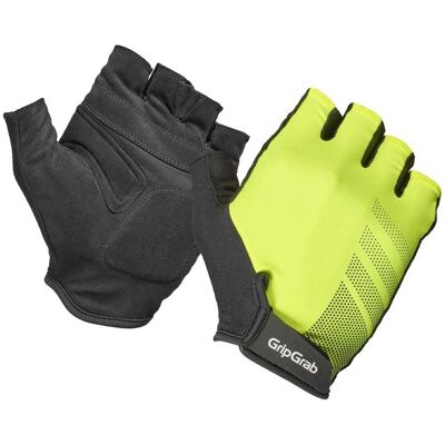 GripGrab Ride RC Lite Polstrede Sommerringhandsker - Høj Synlig Gul - Cykelhandsker GripGrab Ride RC Lite Polstrede Sommerringhandsker - Høj Synlig Gul - Cykelhandsker