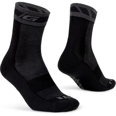 GripGrab Mérino Hiver Chaussettes de Cyclisme - Noir / Moyen / 41-44 - Chaussettes de cyclisme GripGrab Mérino Hiver Chaussettes de Cyclisme - Noir / Moyen / 41-44 - Chaussettes de cyclisme