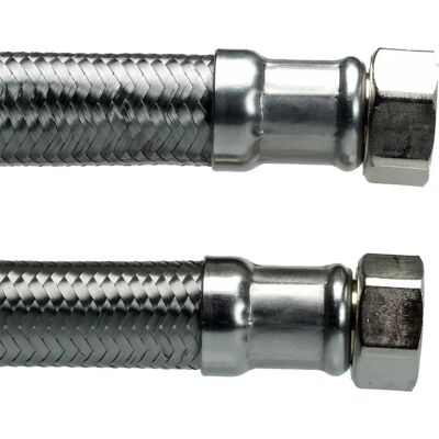 Neoperl Edelstahl Flexibler Silikonschlauch - 20mm Durchmesser - 1000mm Länge - Für Warm- und Kaltwasser Neoperl Edelstahl Flexibler Silikonschlauch - 20mm Durchmesser - 1000mm Länge - Für Warm- und Kaltwasser