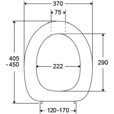 Pressalit R37 WC-Sitz - Anatomisch geformter Sitz Pressalit R37 WC-Sitz - Anatomisch geformter Sitz