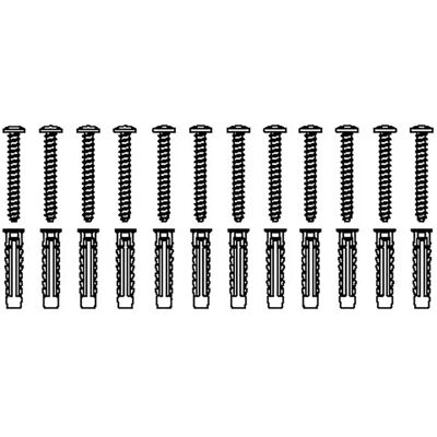 Pressalit V8617 - Bevestigingsmateriaal voor massief metselwerk set van 12 Pressalit V8617 - Bevestigingsmateriaal voor massief metselwerk set van 12