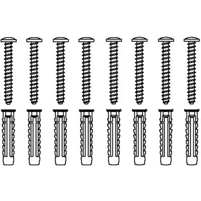 Pressalit V8616 Bevestigingsmateriaal - Voor massief metselwerk Pressalit V8616 Bevestigingsmateriaal - Voor massief metselwerk