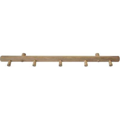 Home It, Garderobe + Kleiderhaken, Smart Eichenholz-Garderobe - 5 Haken Home It, Garderobe + Kleiderhaken, Smart Eichenholz-Garderobe - 5 Haken