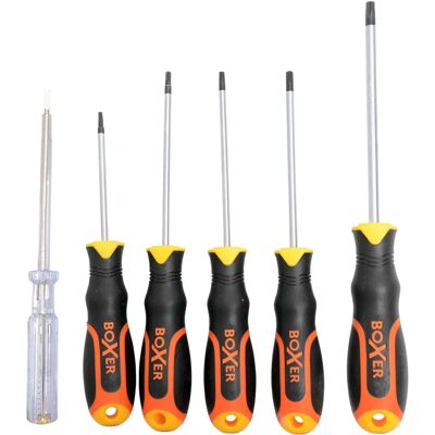 Boxer Modell - TORX 6-teiliger Schraubendreher-Satz - Schraubendreher-Set Boxer Modell - TORX 6-teiliger Schraubendreher-Satz - Schraubendreher-Set