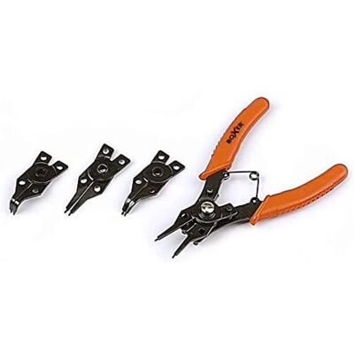 Boxer Sperrringzange - 0/45/90° mit 4 austauschbaren Backen Boxer Sperrringzange - 0/45/90° mit 4 austauschbaren Backen
