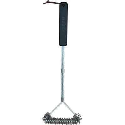 Cozze Edelstahl Grillbürste - 50cm, Silber/Schwarz - Grillbürste Cozze Edelstahl Grillbürste - 50cm, Silber/Schwarz - Grillbürste