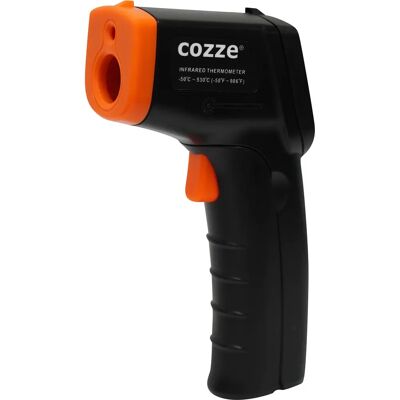 Cozze 90340 Infrared Thermometer - 530°C - Black/Orange - Contactless Cozze 90340 Infrared Thermometer - 530°C - Black/Orange - Contactless