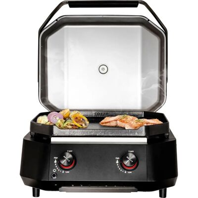 Cozze G-500 Gas Plancha Grill - 54x41cm, 2 Brännare, Svart Cozze G-500 Gas Plancha Grill - 54x41cm, 2 Brännare, Svart