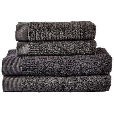 Zone Denmark - Classic - Anthracite - Lot de serviettes - Publicité Zone Denmark - Classic - Anthracite - Lot de serviettes - Publicité
