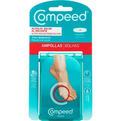Compeed Pansement Adhésif - Pansements pour Petites Ampoules - 6 pcs Compeed Pansement Adhésif - Pansements pour Petites Ampoules - 6 pcs