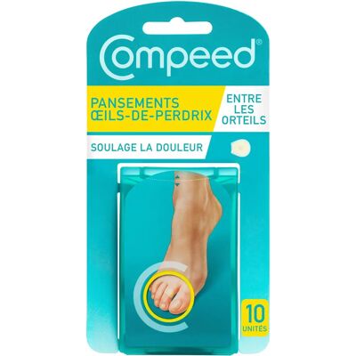 Pansements Œils de Perdrix Compeed - Soins de la Peau - COMPEED - Publicité Pansements Œils de Perdrix Compeed - Soins de la Peau - COMPEED - Publicité