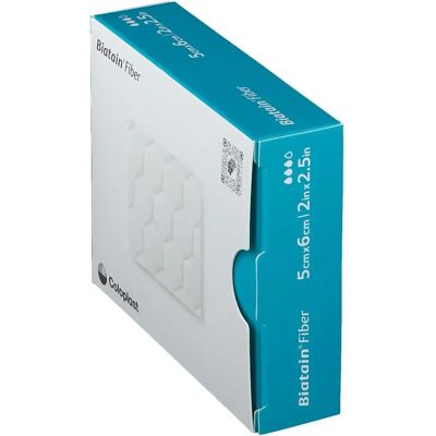Coloplast GmbH Biatain Fiber 5x6 cm Faserverband - Wundverband Coloplast GmbH Biatain Fiber 5x6 cm Faserverband - Wundverband