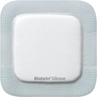 Coloplast Biatain Silicone - Pansement avancé en mousse - 7,5x7,5cm - Publicité Coloplast Biatain Silicone - Pansement avancé en mousse - 7,5x7,5cm - Publicité