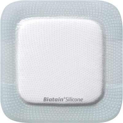 Coloplast Biatain Silicone - Tulle de 15x15cm pour plaies exsudatives - Publicité Coloplast Biatain Silicone - Tulle de 15x15cm pour plaies exsudatives - Publicité