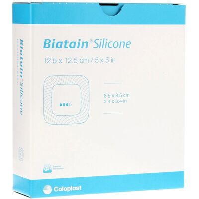 Coloplast GmbH Biatain Silicone Wundverband 12,5x12,5cm - Wundverband Coloplast GmbH Biatain Silicone Wundverband 12,5x12,5cm - Wundverband