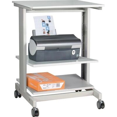 Twinco Banc de travail - Cadre en acier, Surface en résine, Gris clair, 2 étagères - Publicité Twinco Banc de travail - Cadre en acier, Surface en résine, Gris clair, 2 étagères - Publicité
