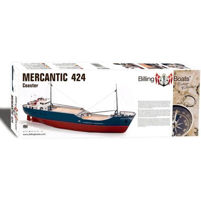 Billing Boats Mercantic 424 Mallilaiva - Laserleikattu Puu Setti Billing Boats Mercantic 424 Mallilaiva - Laserleikattu Puu Setti