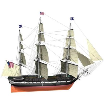 Billing Boats USS Constitution -mallipaketit - Mittakaava 1:100 Billing Boats USS Constitution -mallipaketit - Mittakaava 1:100
