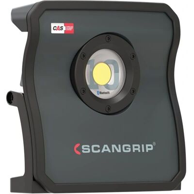 Lampe de travail Scangrip Nova 10 - Réglable, Bluetooth, Rechargeable - Publicité Lampe de travail Scangrip Nova 10 - Réglable, Bluetooth, Rechargeable - Publicité