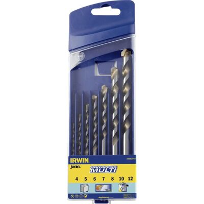 Conjunto de brocas Irwin 5 peças - Multiuso, 4-10mm Conjunto de brocas Irwin 5 peças - Multiuso, 4-10mm