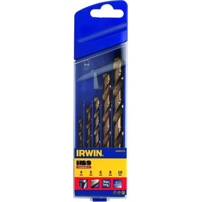 Irwin 10502570 Silber Bohrer - Hochgeschwindigkeitsstahl (HSS) Kobalt Set Irwin 10502570 Silber Bohrer - Hochgeschwindigkeitsstahl (HSS) Kobalt Set