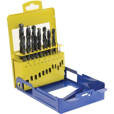 Zestaw wierteł metalowych Irwin 19 sztuk - 1-10mm, krok 0,5mm Zestaw wierteł metalowych Irwin 19 sztuk - 1-10mm, krok 0,5mm