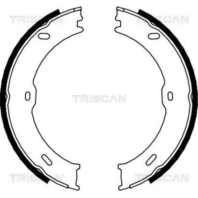 TRISCAN Bremsbacken - 180 mm Innenmaß TRISCAN Bremsbacken - 180 mm Innenmaß