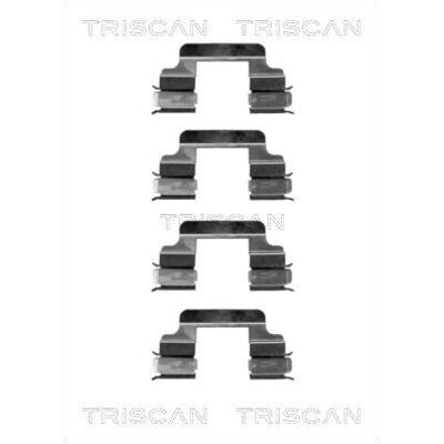 TRISCAN 8105 101613 Bremseklodssæt - Mercedes, Peugeot TRISCAN 8105 101613 Bremseklodssæt - Mercedes, Peugeot