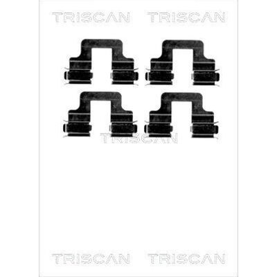 TRISCAN 8105 101629 - Sæt skivebremsebelæg TRISCAN 8105 101629 - Sæt skivebremsebelæg