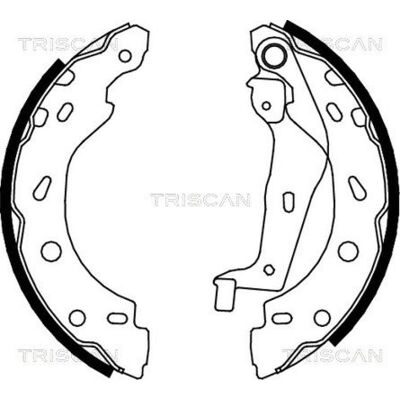 TRISCAN Bremseklosser - 5709147884362 - Brake Shoes TRISCAN Bremseklosser - 5709147884362 - Brake Shoes
