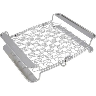 Char-Broil Cestello per Griglia a Molla Doppia in Acciaio Inox - Accessorio Esterno per Barbecue Char-Broil Cestello per Griglia a Molla Doppia in Acciaio Inox - Accessorio Esterno per Barbecue