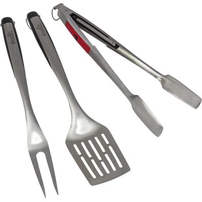 Char-Broil 140767 Edelstahl 3-teiliger Grillwerkzeug-Set - Barbecue Zubehör Char-Broil 140767 Edelstahl 3-teiliger Grillwerkzeug-Set - Barbecue Zubehör