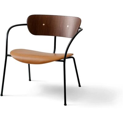 &Tradition Pavilion AV6 Fauteuil - Cuir Noix Laiton - Publicité &Tradition Pavilion AV6 Fauteuil - Cuir Noix Laiton - Publicité