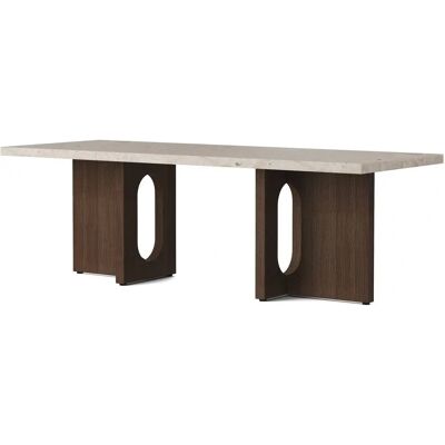 Audo Copenhagen Androgyne Lounge Table - Natur Eiche / Stein Marmor - 120x45 cm Audo Copenhagen Androgyne Lounge Table - Natur Eiche / Stein Marmor - 120x45 cm