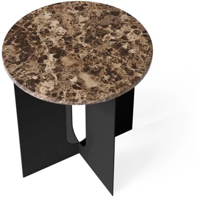 Audo - Emperador Dunkler Marmor Beistelltisch Ø 42cm Audo - Emperador Dunkler Marmor Beistelltisch Ø 42cm