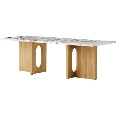 Audo Copenhagen Natur Eiche / Calacatta Viola Marmor Lounge Tisch Audo Copenhagen Natur Eiche / Calacatta Viola Marmor Lounge Tisch