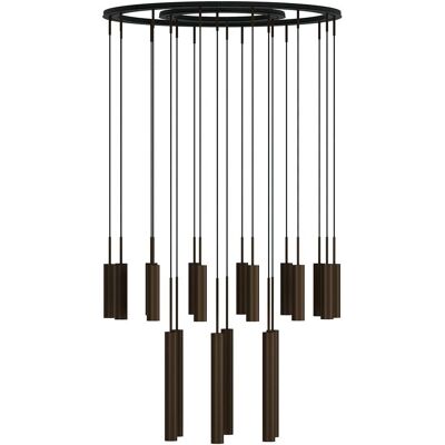 Audo Copenhagen Tubular 20 Aluminium/Bronzé Anodisé - Suspension Audo Copenhagen Tubular 20 Aluminium/Bronzé Anodisé - Suspension