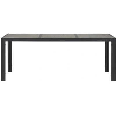 NORDFORM - Puutarhapöytä 195x90 cm - Grey/Black keramik - Outdoor table NORDFORM - Puutarhapöytä 195x90 cm - Grey/Black keramik - Outdoor table