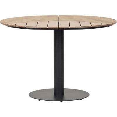 Homeroom 113 cm Durchmesser Gartentisch Schwarz - Gartentisch Homeroom 113 cm Durchmesser Gartentisch Schwarz - Gartentisch