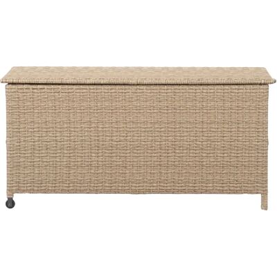Beige opbevaringskasse med hjul - Have & Hjem Beige opbevaringskasse med hjul - Have & Hjem